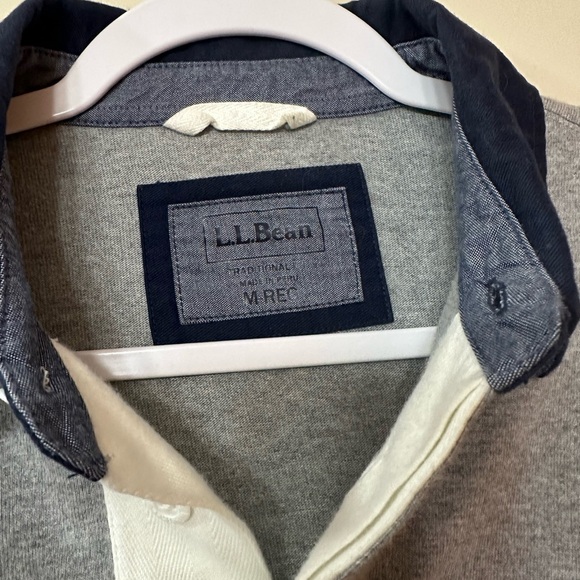 L.L. Bean lakewashed rugby sweatshirt - Picture 2 of 5